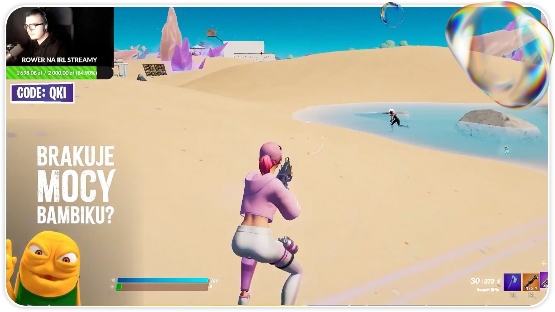 avatar en un videojuego ambientado en el desierto