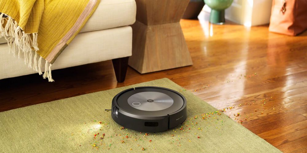 Una aspiradora Roomba.