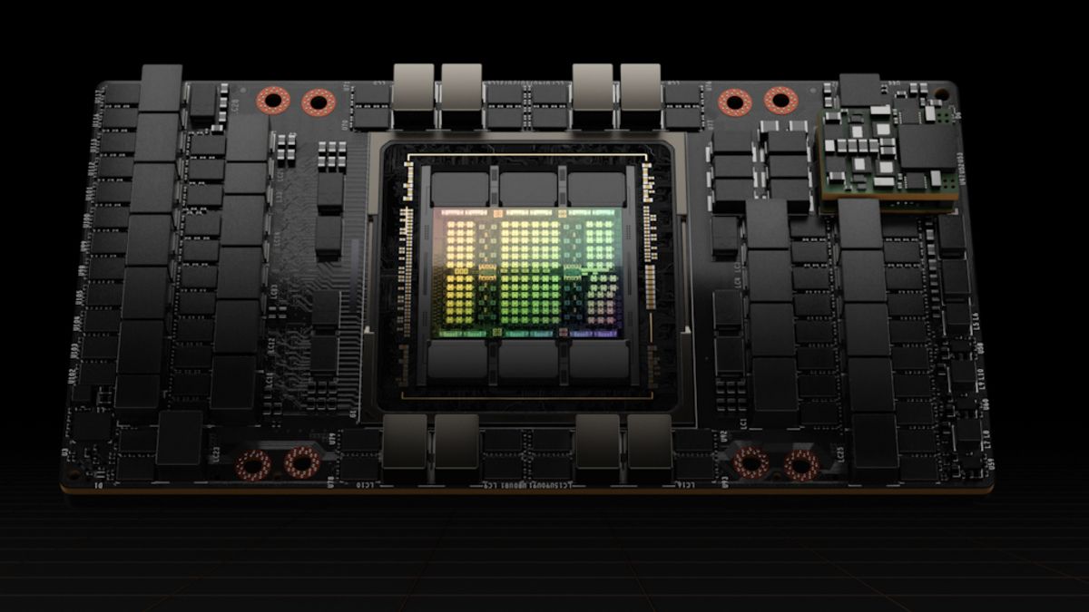 Chip GPU Nvidia H100